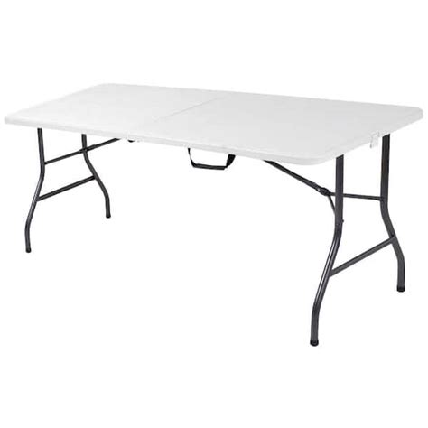 home depot white folding table